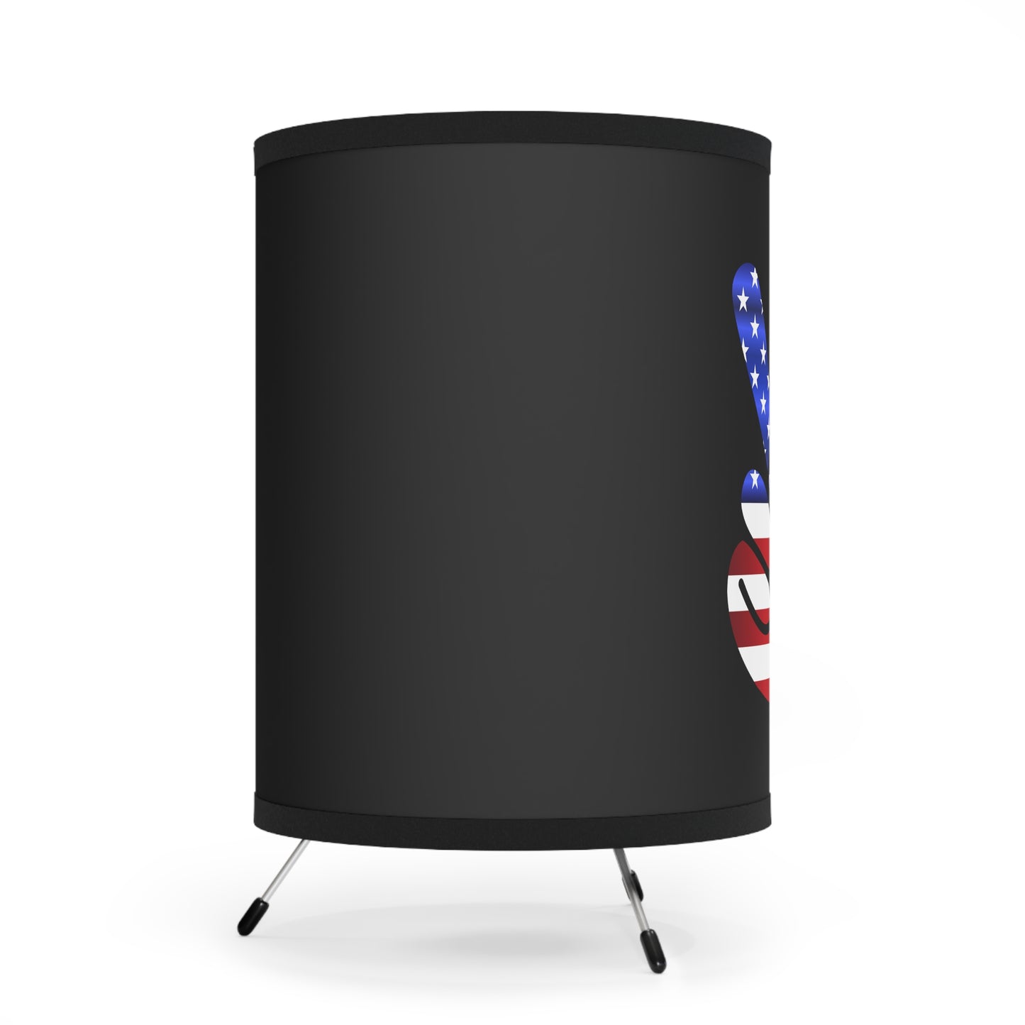 Tripod Lamp with High-Res Printed Shade, US\CA plug