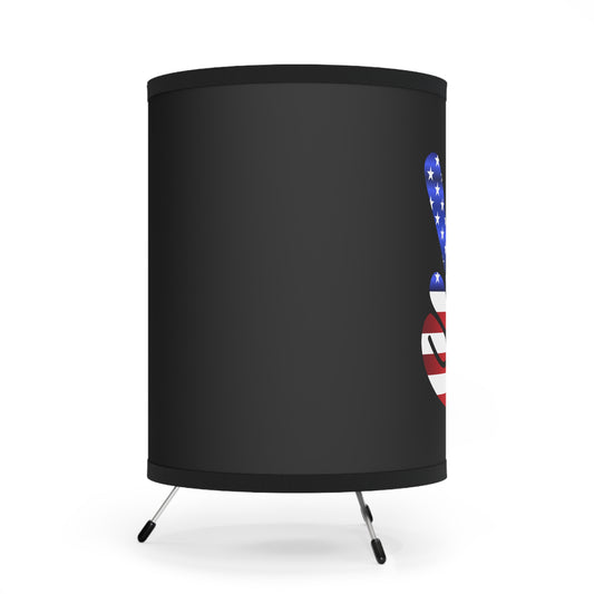 Tripod Lamp with High-Res Printed Shade, US\CA plug