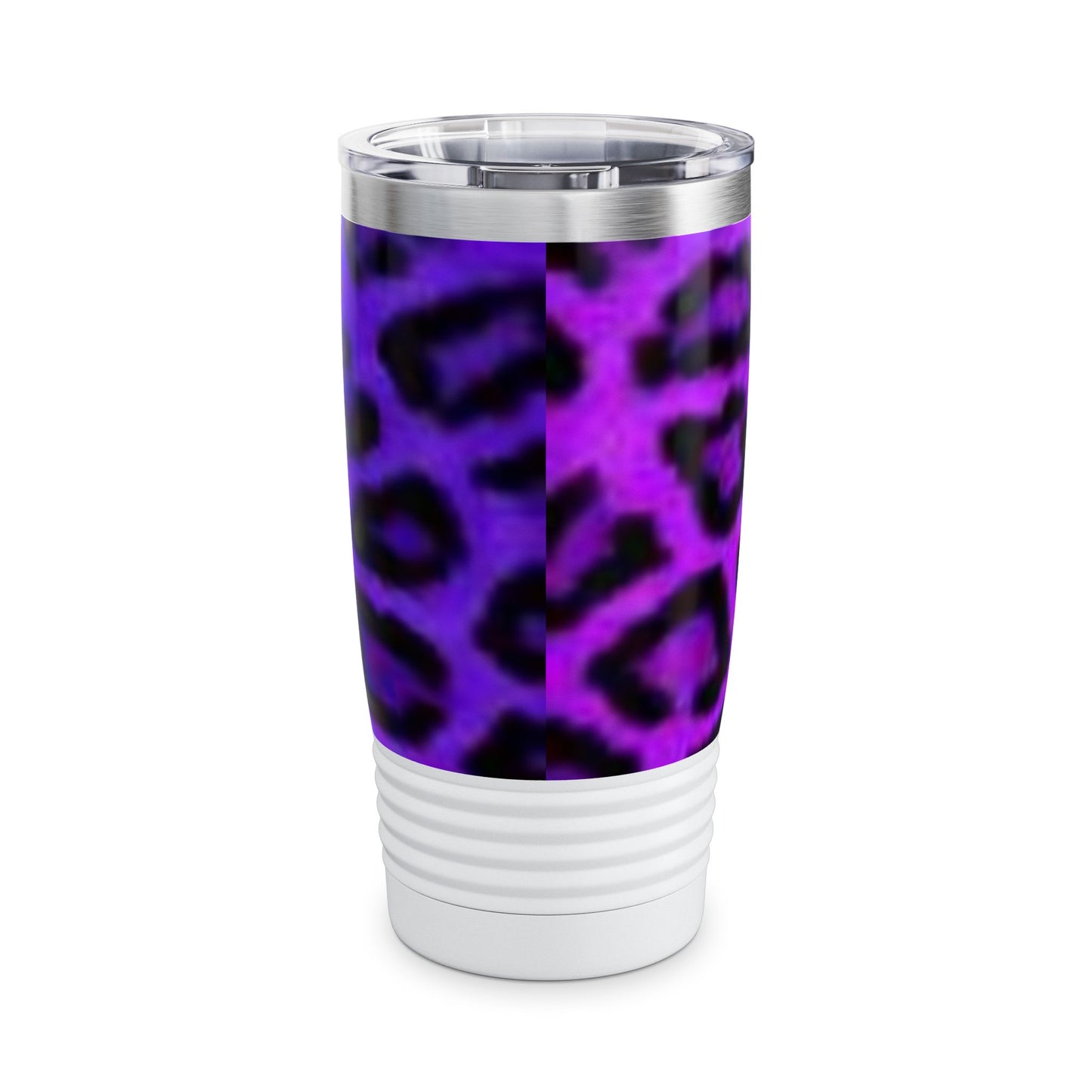 Fierce Leopard Print 20oz Ringneck Tumbler - Stylish Travel Mug for Wild Spirit