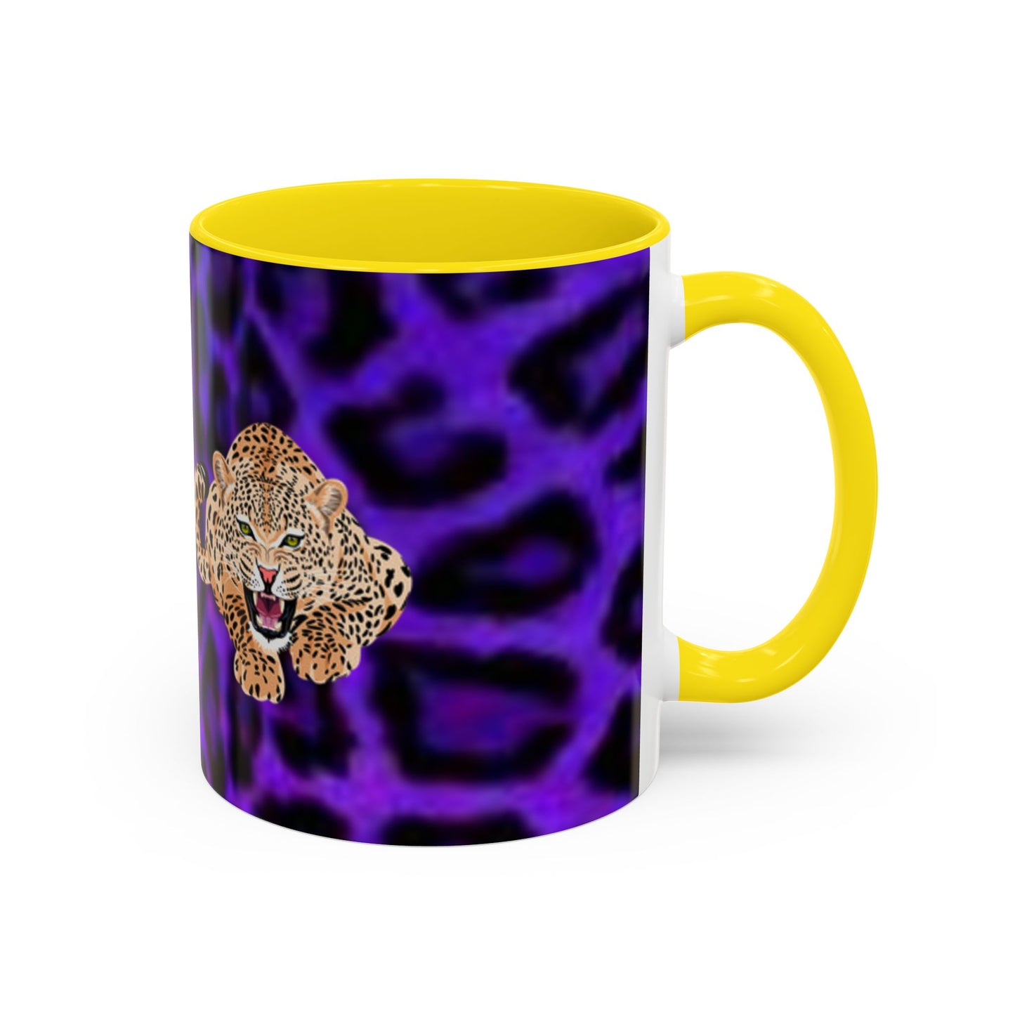 Fierce Leopard Accent Coffee Mug - 11oz & 15oz