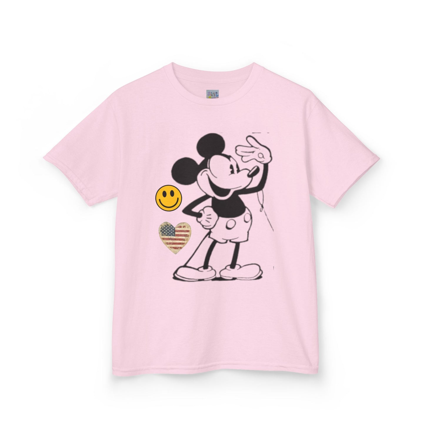 Vintage Mickey Mouse Toddler  & Youth T-shirt, Cute Kids Shirt, Disney Fan Gift, Toddler Spring Wear, Birthday Party Outfit, Childrens Cotton Tee