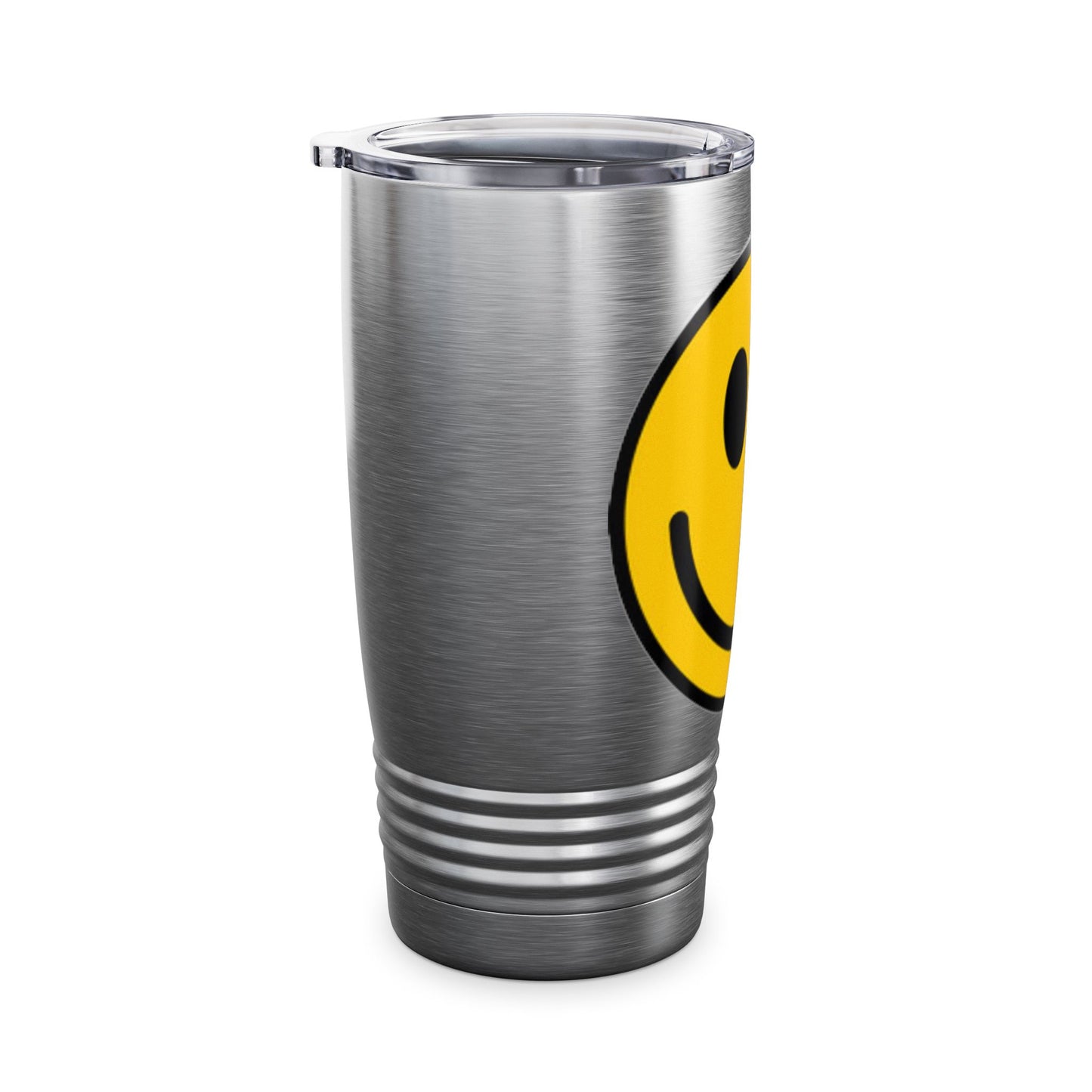Smiley Face Yellow Ringneck Tumbler, 20oz - Happy Travel Mug, Inspirational Drinkware, Cheerful Gift for Friends, Summer Fun, Party Favors, [...]