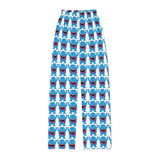Kids' Fun Blue Monster Lounge Pants, Cute Pajama Pants, Kids Sleepwear, Everyday Comfort, Gifts for Kids
