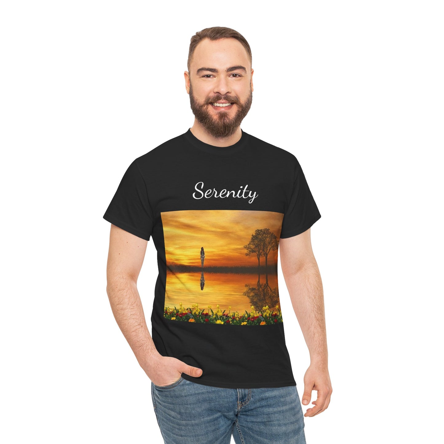 T-shirt Sunset Serenity...Let's watch 1,000 Sunsets around the World!