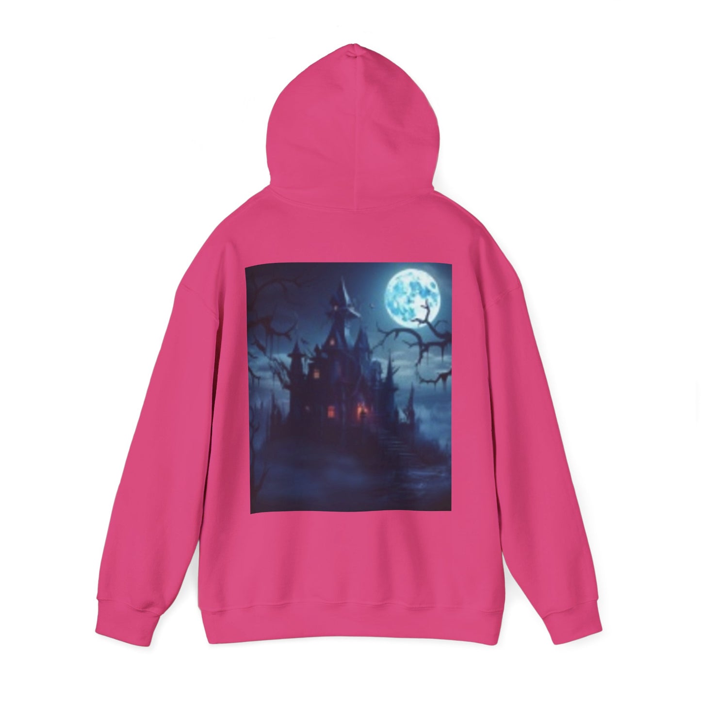Haunted House & Eye Unisex Heavy Blend Hooded Sweatshirt
