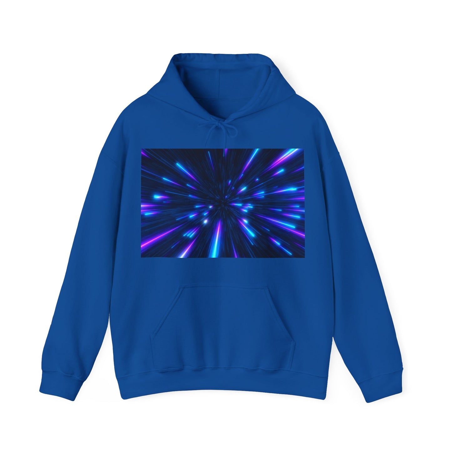 Sudadera con capucha azul