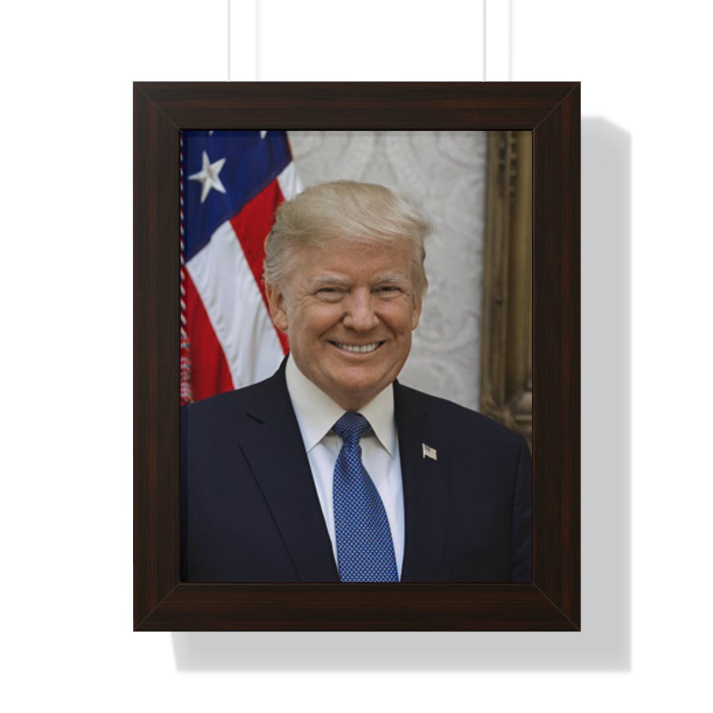 Póster vertical enmarcado del presidente Donald J. Trump: Liderazgo 