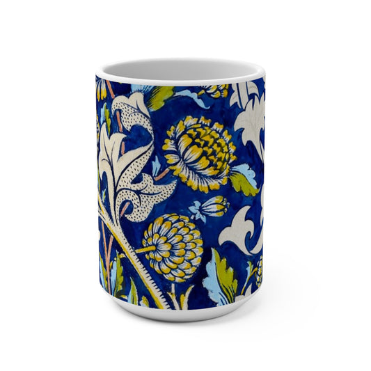 Mug 15oz Blue Flowers Great Gift💜