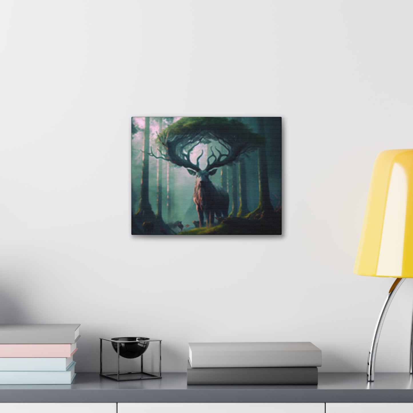 Canvas Gallery Wraps  Picture Deer Forest