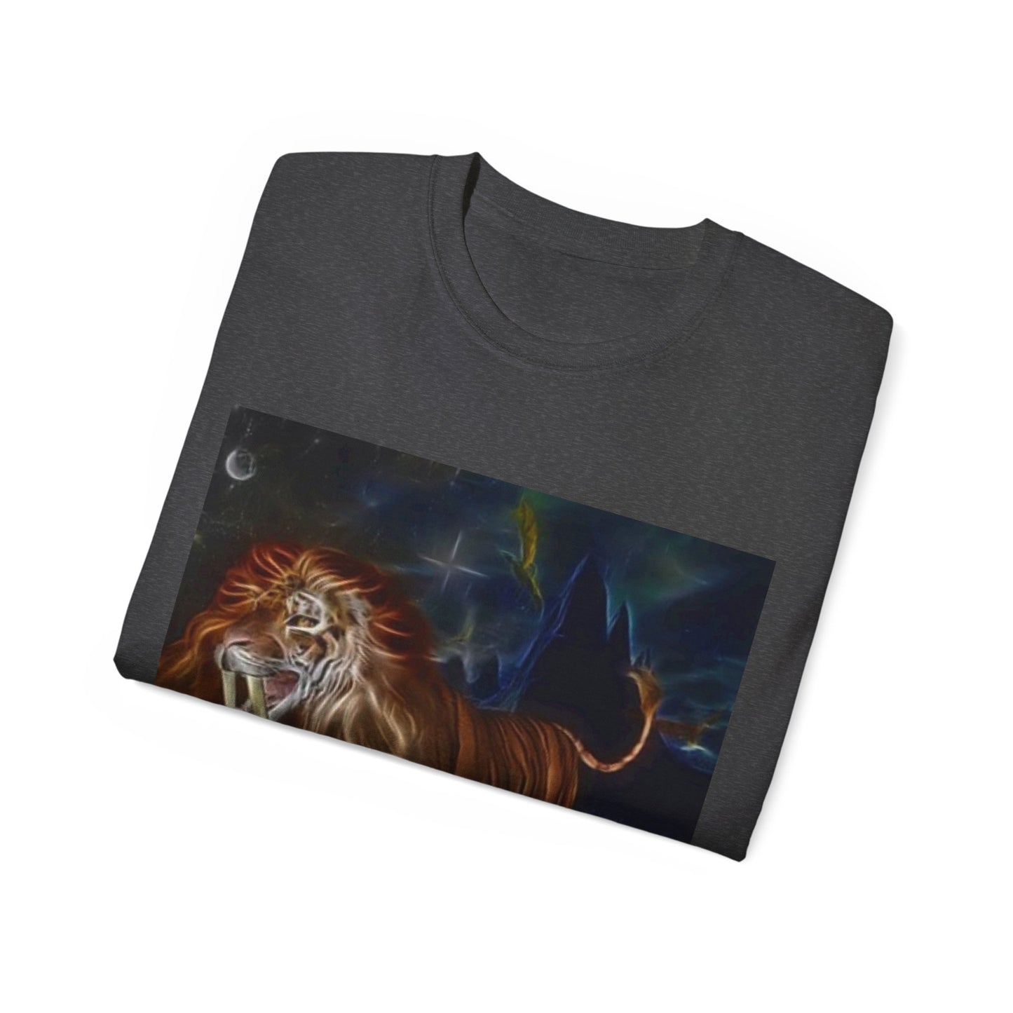 T-shirt unisexe en coton ultra-léger Magical Lion 