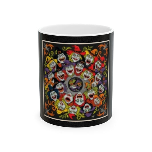 Witches Ceramic Mug, (11oz, 15oz) Halloween Let's have some Hot Chocolate Together!