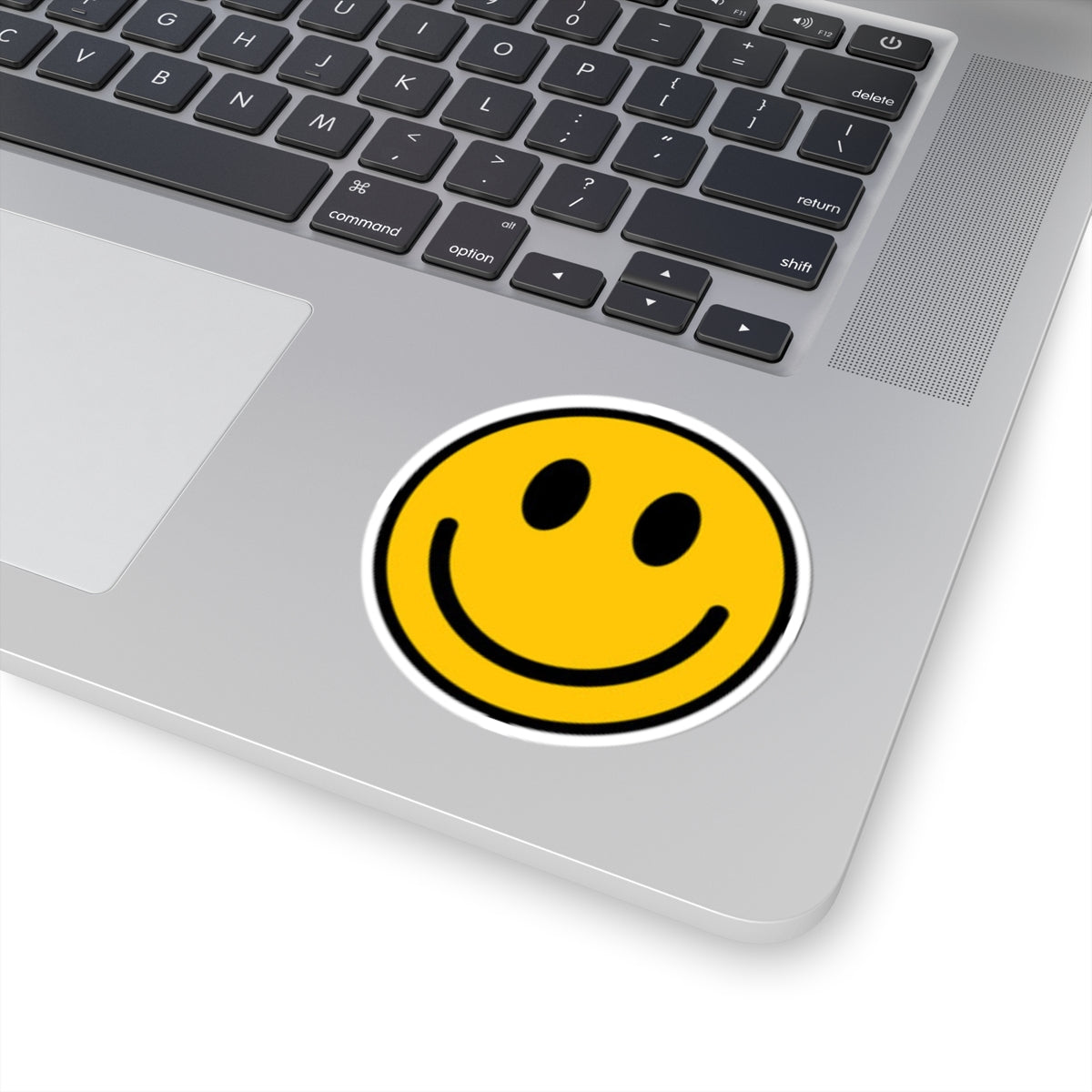 Happy Face Kiss-Cut Stickers | Cheerful Decor, Laptop Stickers, Gift for Friends, Party Favors, Positive Vibes