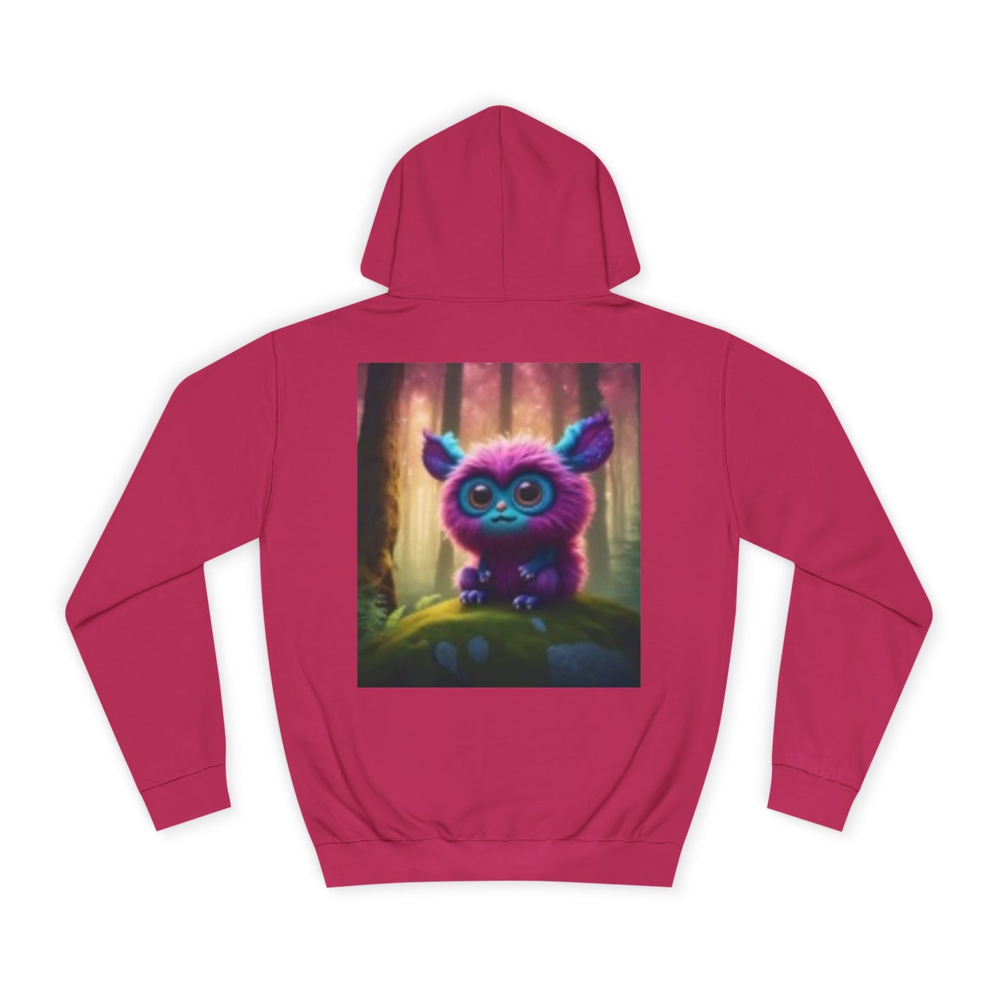 Colorful Unisex College Hoodie with Whimsical Creature Design - Perfect for Students, Gifts, and Casual Wear
