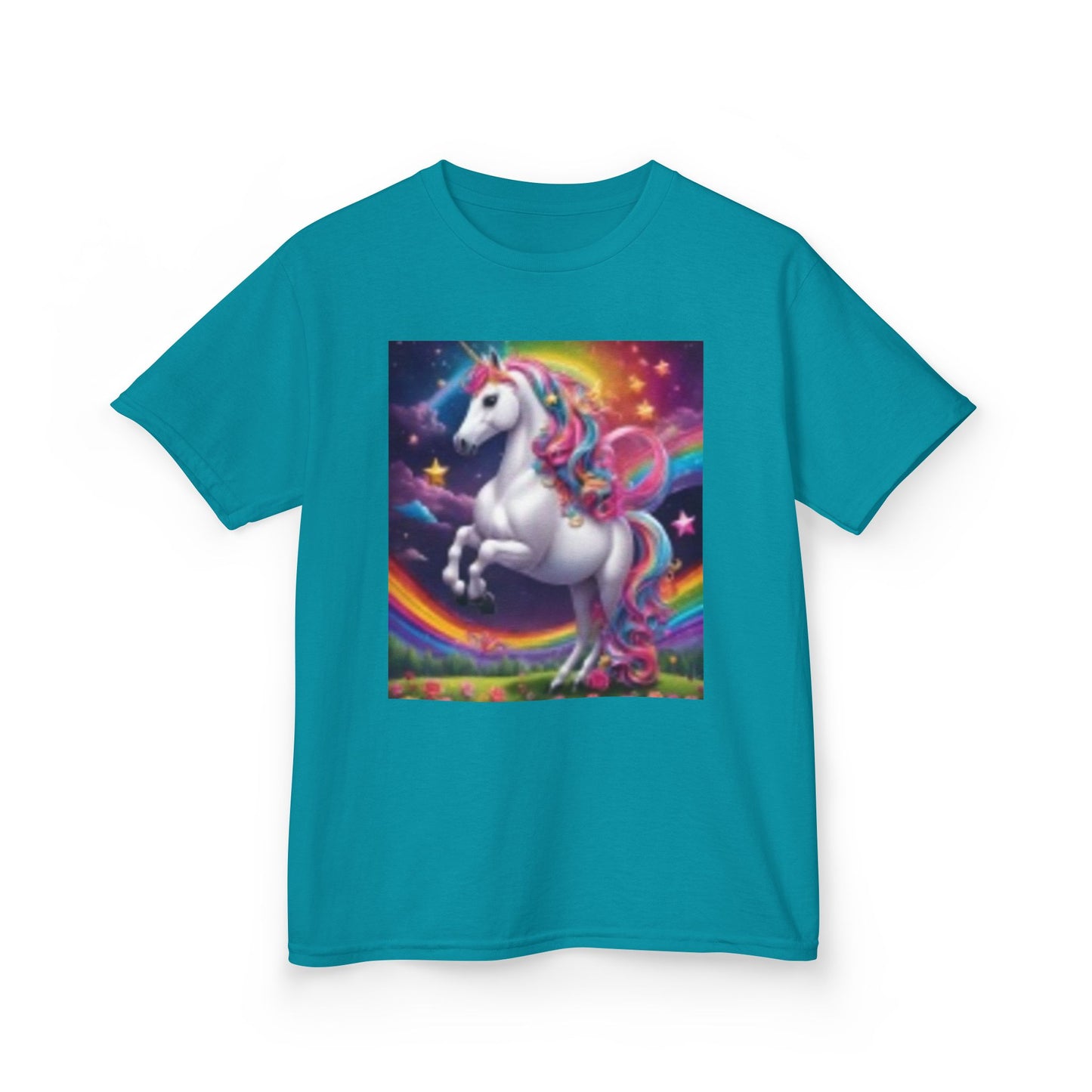 Dreamy Unicorn Kids T-shirt | Fantastical Rainbow Shirt, Magical Gift for Kids, Girls' T-Shirt, Fun Playwear, Birthday Gift