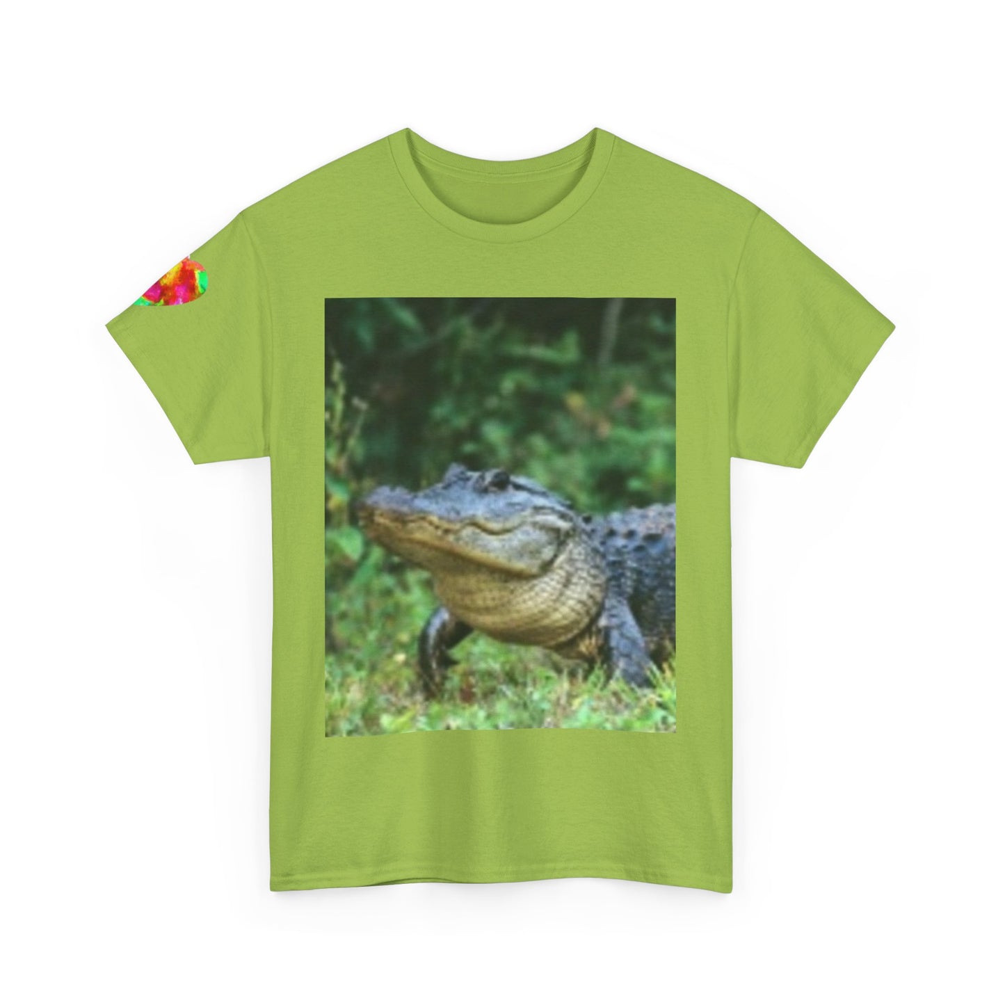 Alligator & Wilderness & Heart T-shirt Hunters Hikers Traveling Camping