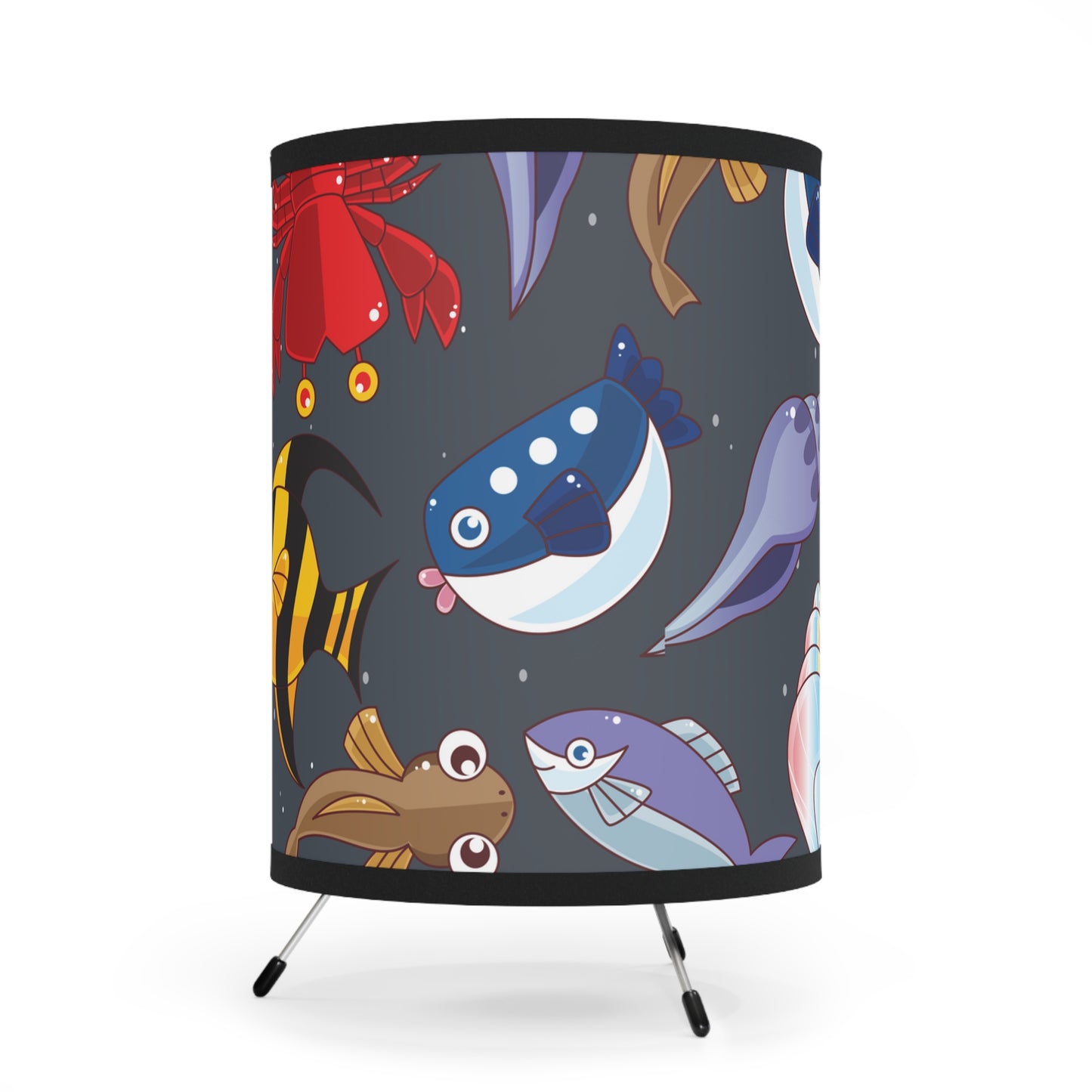 Tripod Lamp US\CA plug Ocean Animals