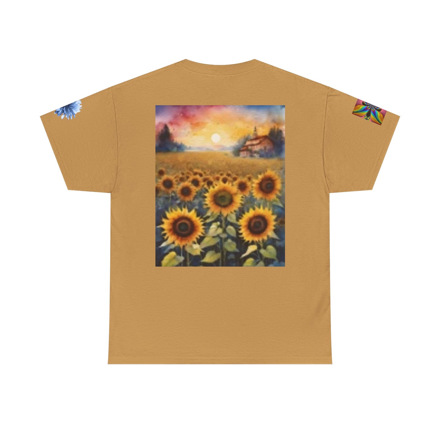 Iowa City Sunflower T-shirt - Vibrant Art for Nature Lovers