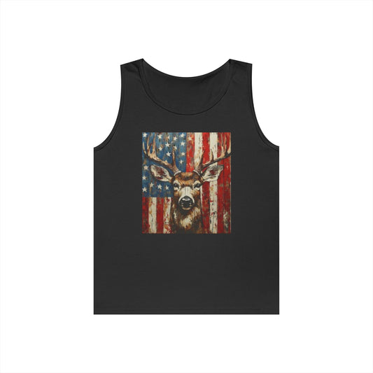 Patriotic Wildlife Tank Top, Americana Unisex Shirt, Fourth of July Apparel, Vintage Deer and Eagle Design, Summer Casual Wear, Gifts [...]