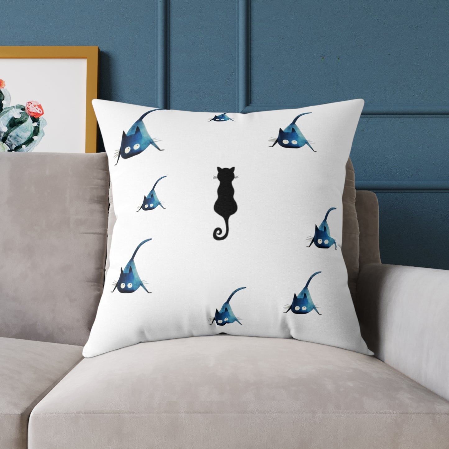 Whimsical Black Cats Pillow Home Decor So Fabulous~!