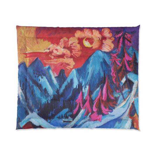 Edredón de montaña de 104" x 88"