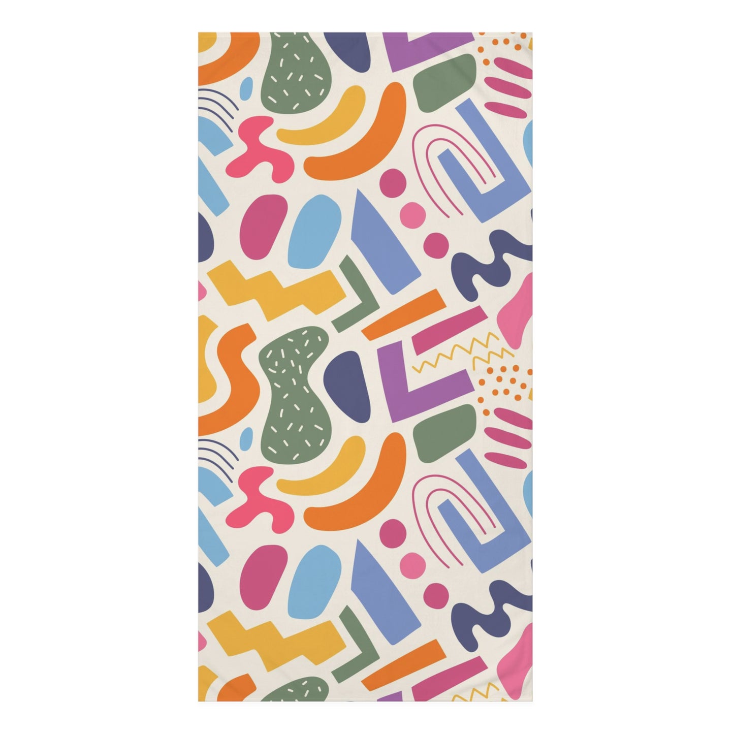Beach Towel Multi-Color Let's go to Notre Dame de Porquerolles in France