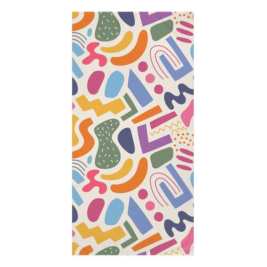 Beach Towel Multi-Color Let's go to Notre Dame de Porquerolles in France