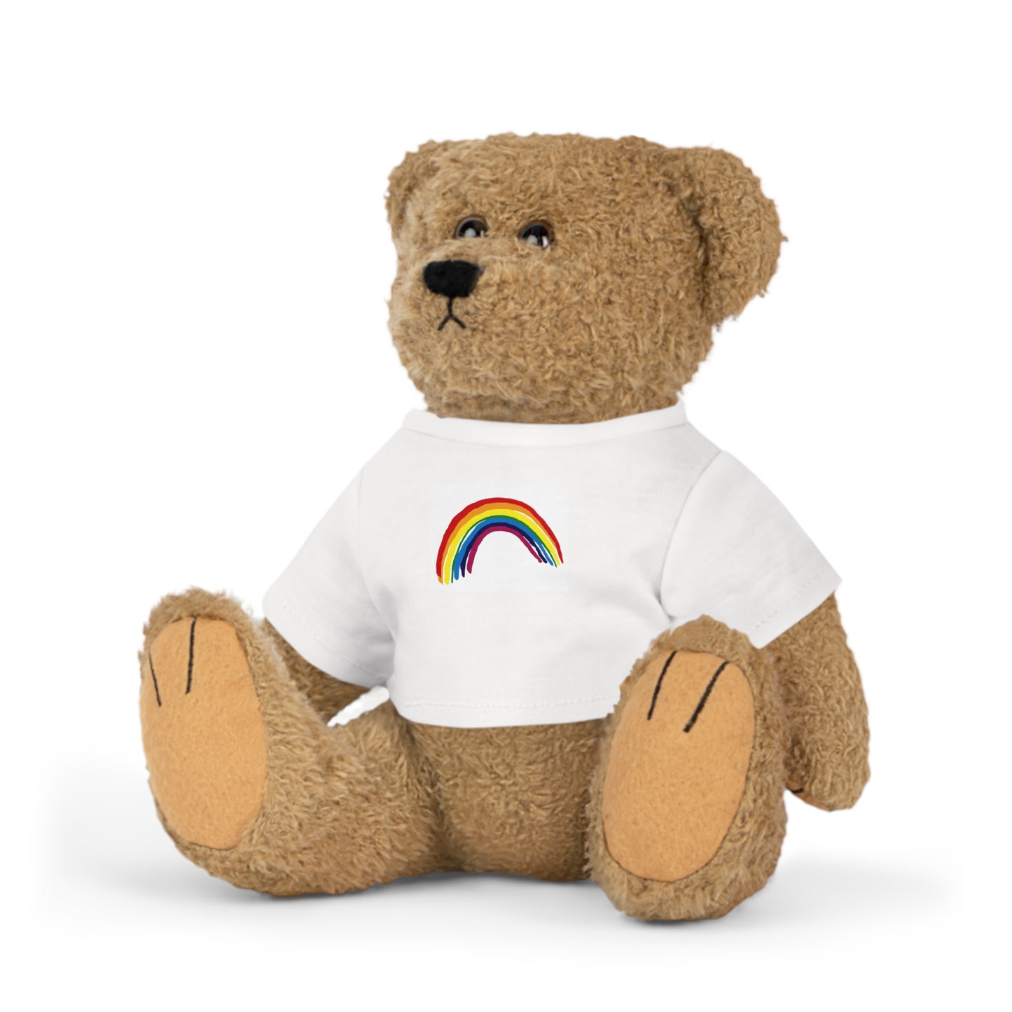 Oso de peluche con camiseta Oso Arcoiris