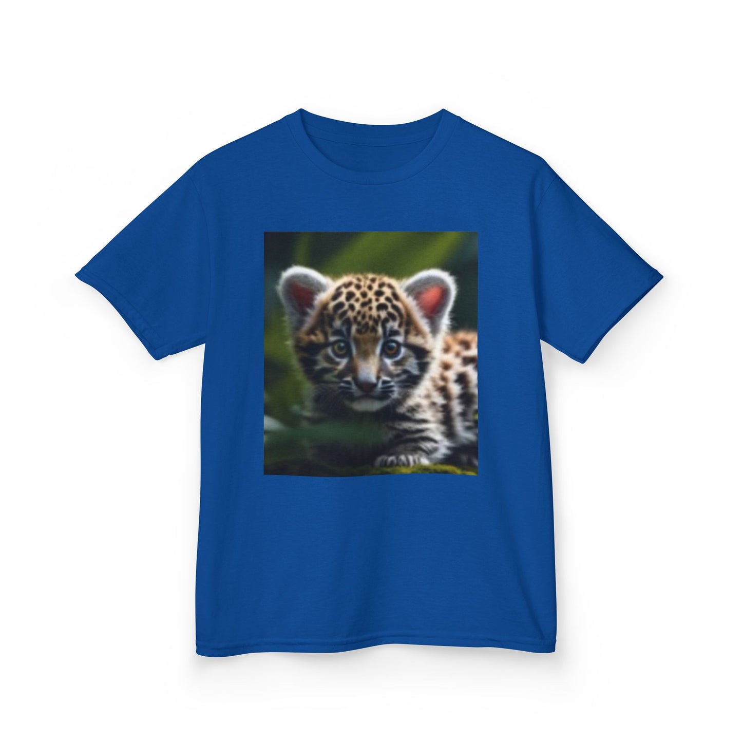T-shirt enfant amoureux de la faune - Adorable motif jaguar 