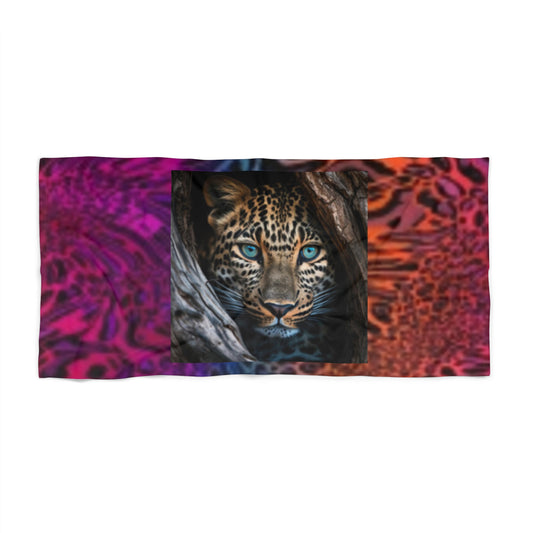 Vibrant Leopard & Animal Print Beach Towel - Exotic Animal Print, Summer Essentials, Poolside Must-Have, Travel Companion, Gift for Wildlife Lovers
