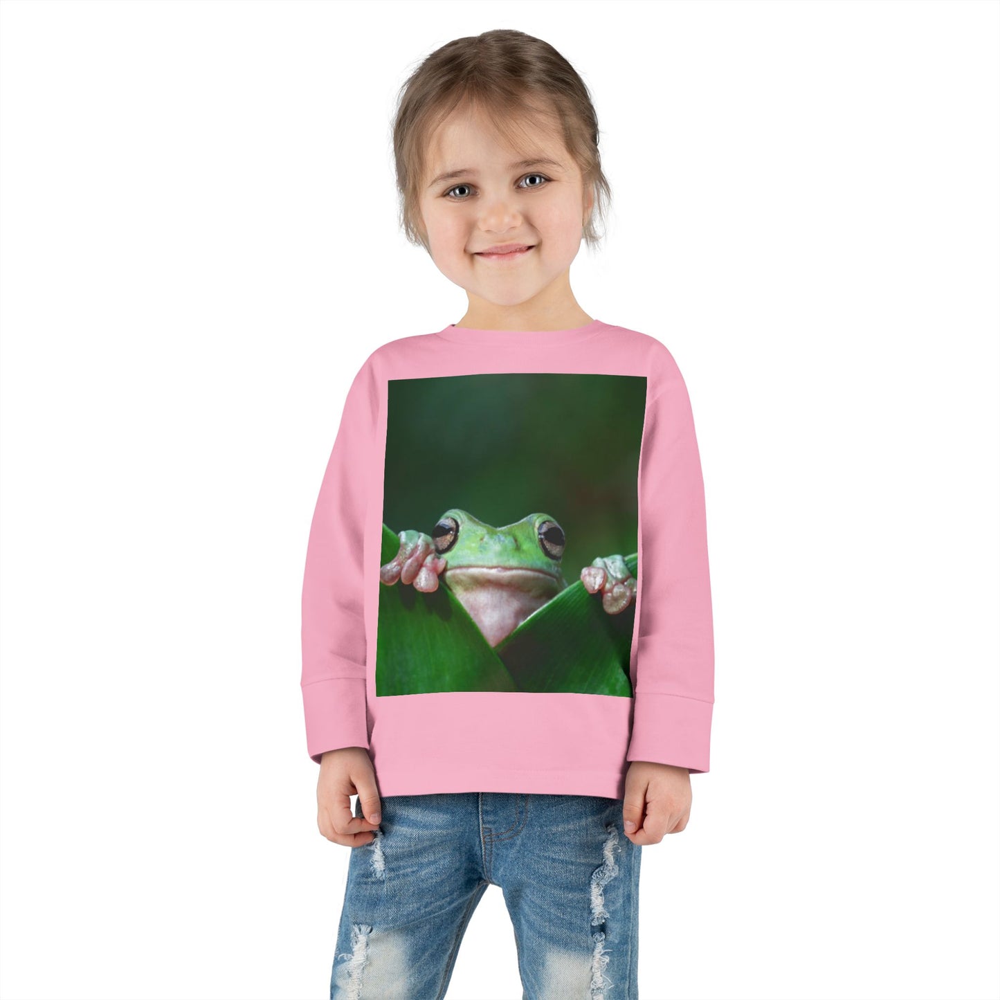 Camiseta de manga larga para niños pequeños 