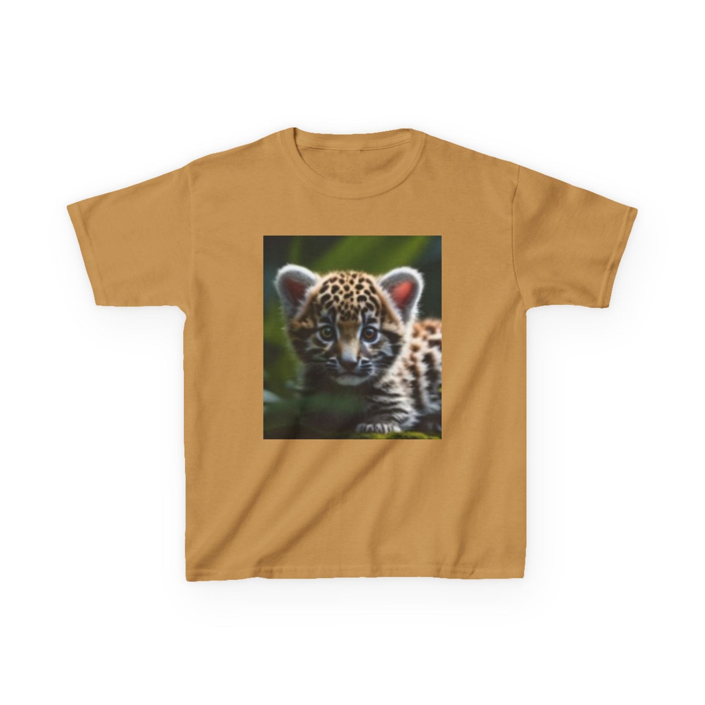 T-shirt enfant amoureux de la faune - Adorable motif jaguar 