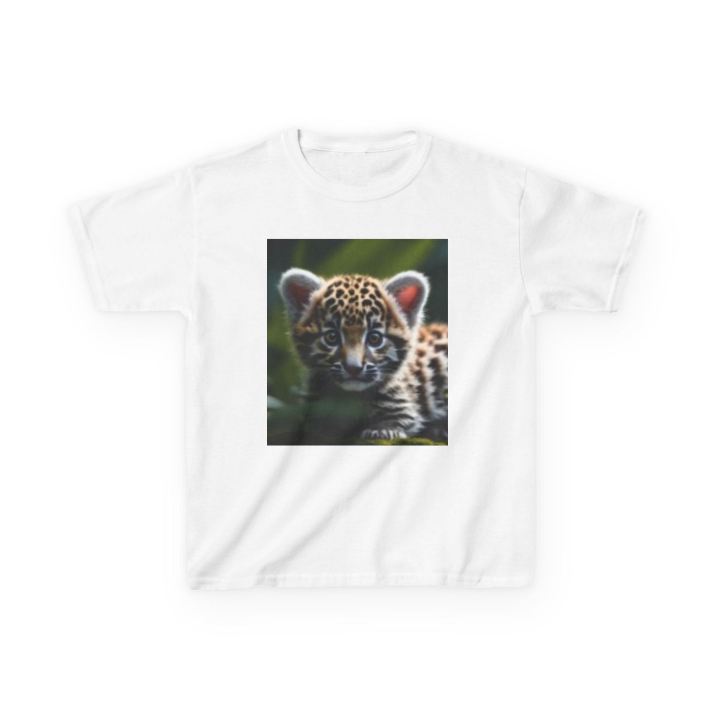 T-shirt enfant amoureux de la faune - Adorable motif jaguar 