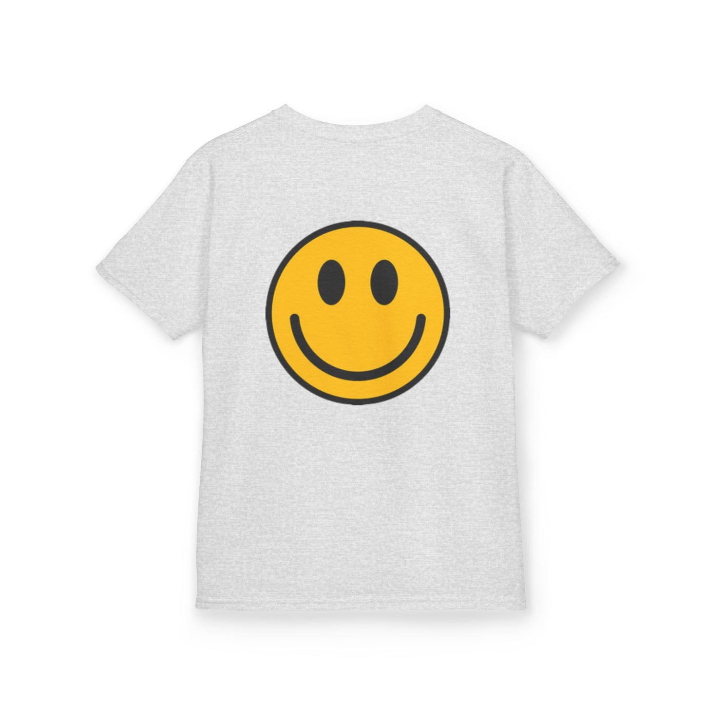 Colorful Fun Kids & Happy Face Tee - Playful Cotton T-Shirt for Summer Adventures, Birthday Gifts, Family Gatherings, Everyday Wear, Back-to-School