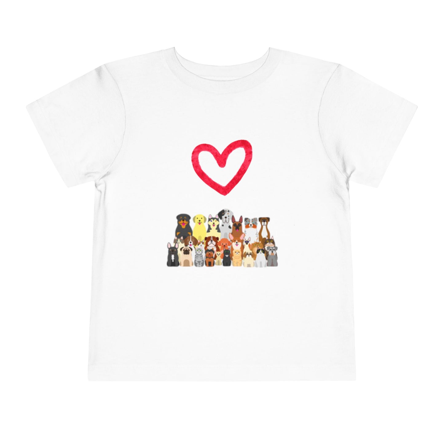 Adorable Animal Love Toddler Tee, Animal Lovers Gift, Cute Kids Shirt, Birthday Outfit, Pet Appreciation Day