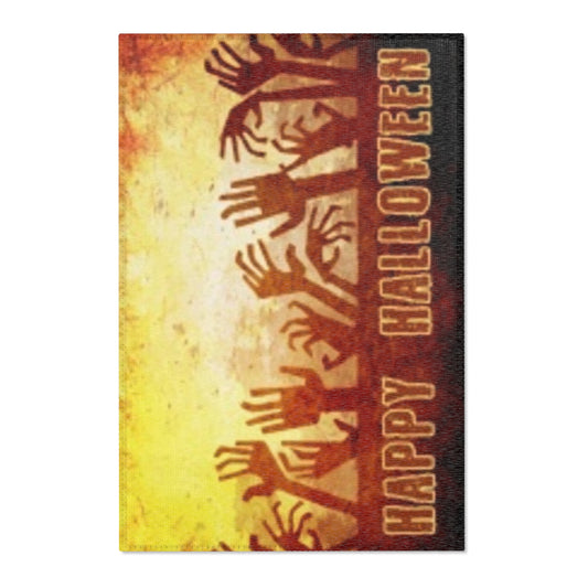 Hands Coming out of ground Area Rugs Halloween