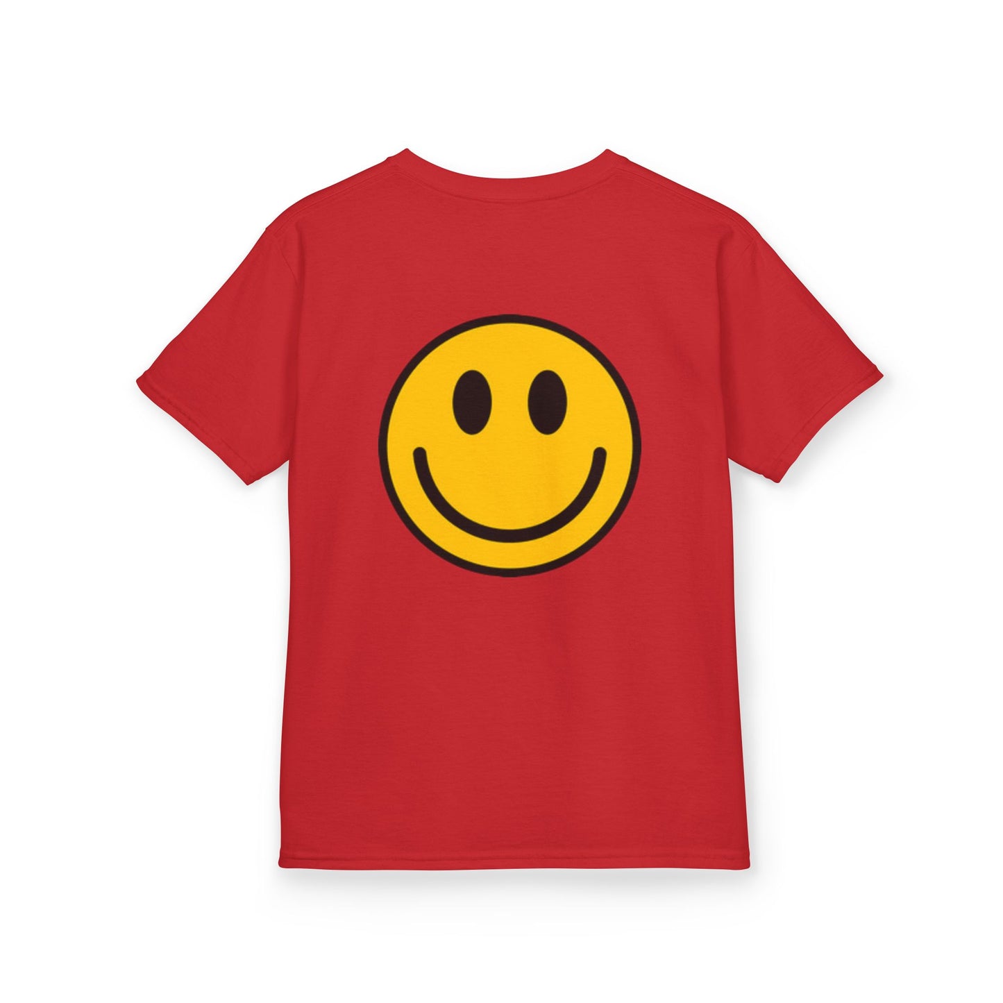Colorful Fun Kids & Happy Face Tee - Playful Cotton T-Shirt for Summer Adventures, Birthday Gifts, Family Gatherings, Everyday Wear, Back-to-School