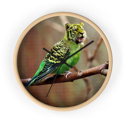 Wall clock Fierce looking Bird
