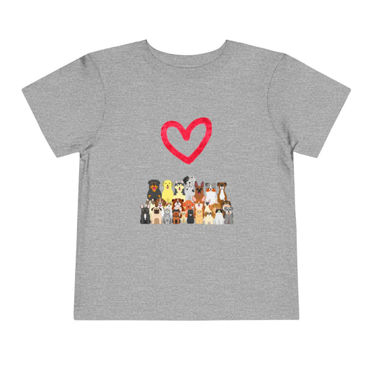 Adorable Animal Love Toddler Tee, Animal Lovers Gift, Cute Kids Shirt, Birthday Outfit, Pet Appreciation Day
