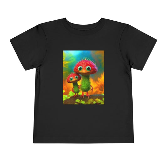 Colorful Toddler Tee, Whimsical Kids T-Shirt, Fun Graphic Short Sleeve, Playful Childrens Wear, Gift for Little Ones, Art Inspired Apparel