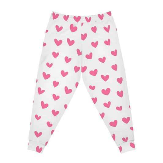 Pantalones deportivos corazones rosas