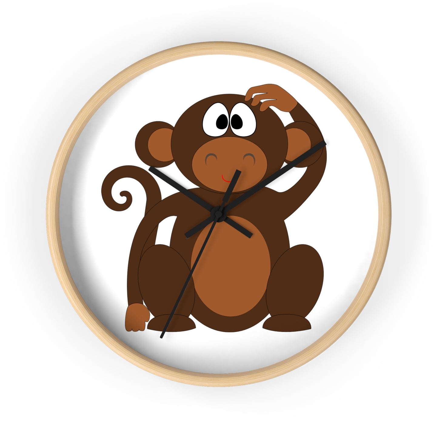 Wall Clock Monkey Great for Children's Room