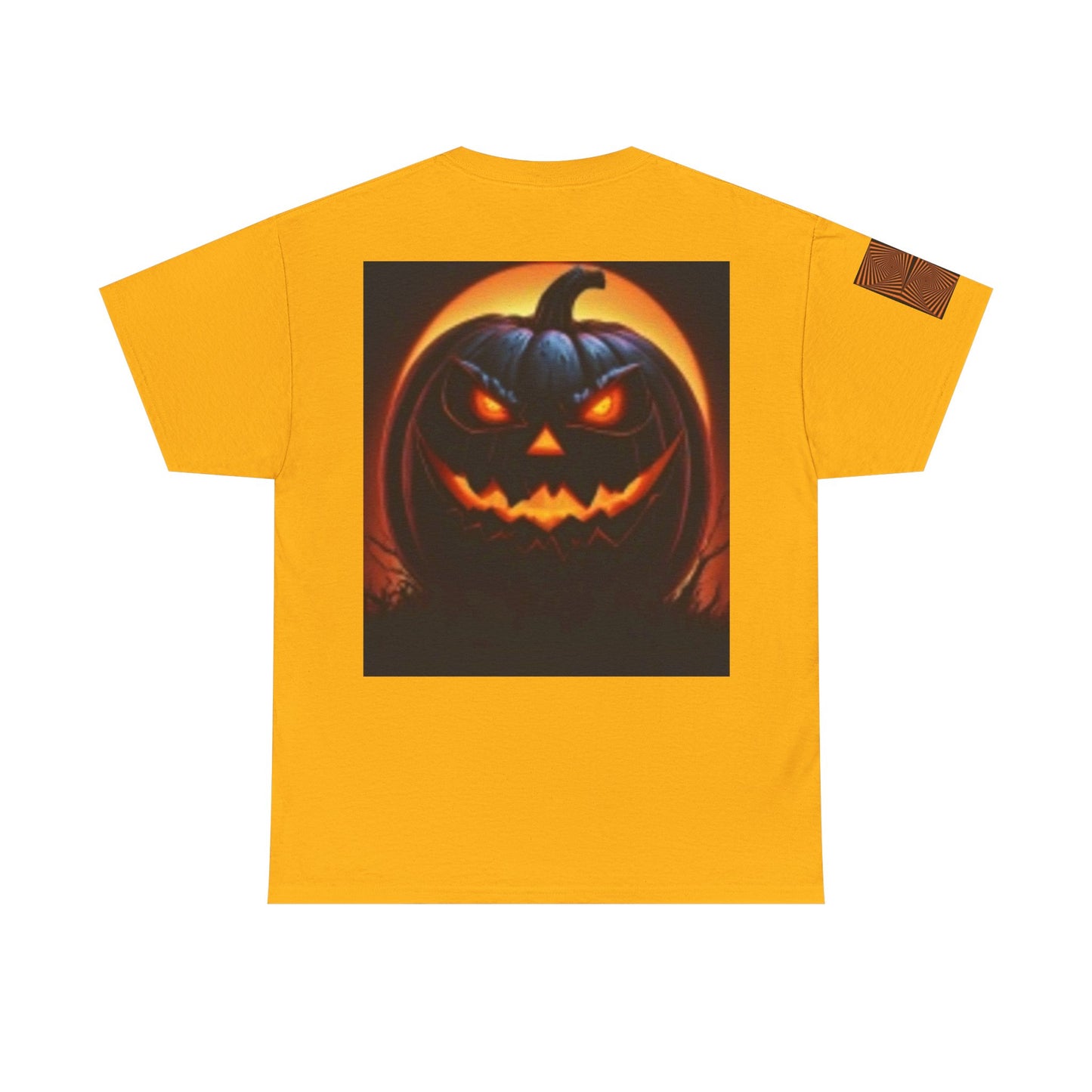 Orange Pumpkin Legs coming out Unisex Heavy Cotton T-shirt