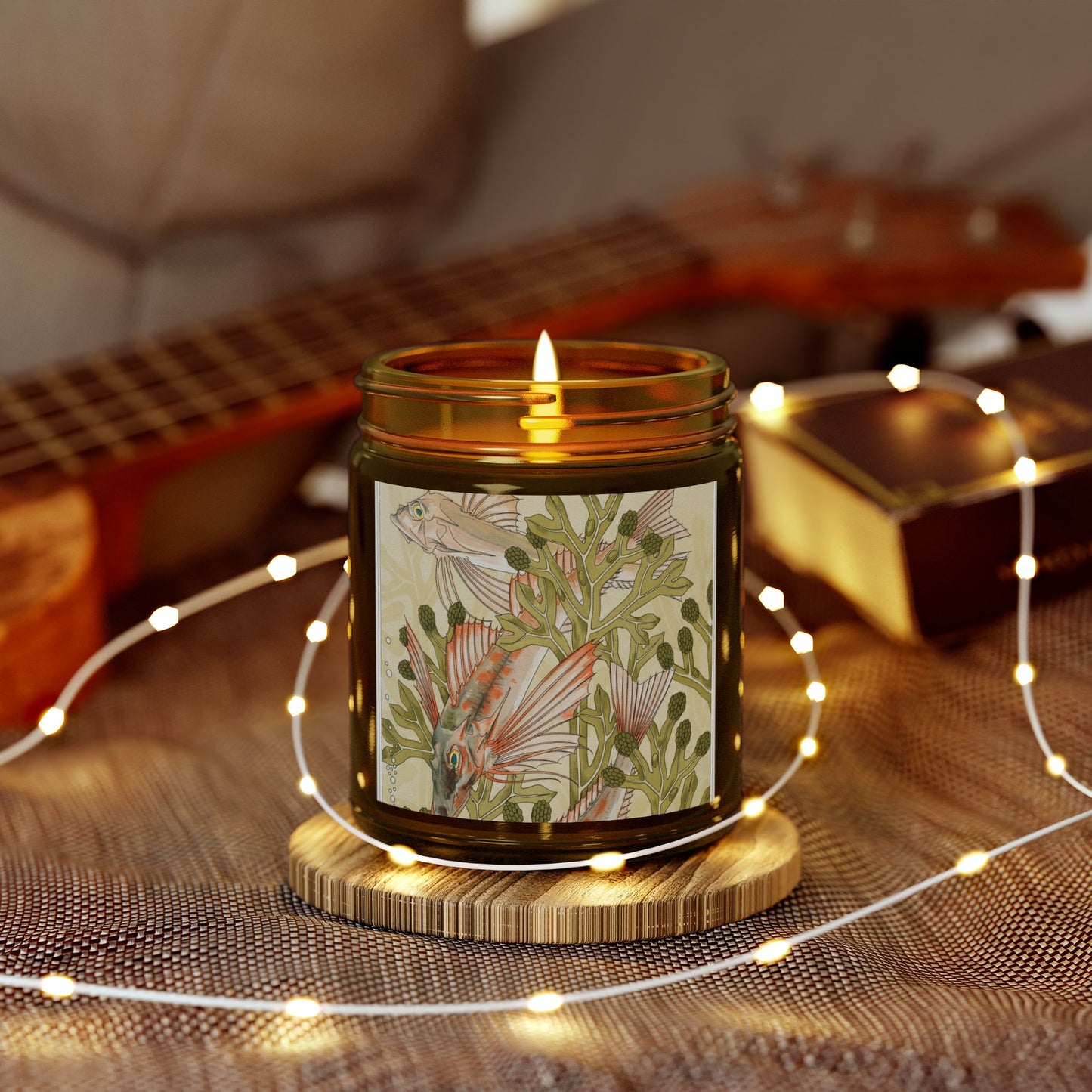 Bougies parfumées, cire de noix de coco et d'abricot (4 oz, 9 oz)