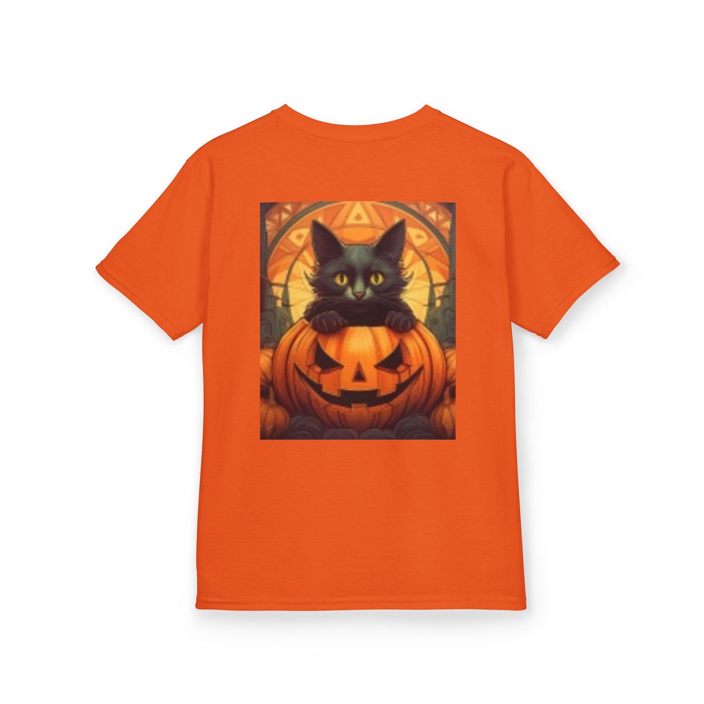 Happy Halloween Black Cat Pumpkin Youth Heavy Cotton T-shirt I love this T-shirt!