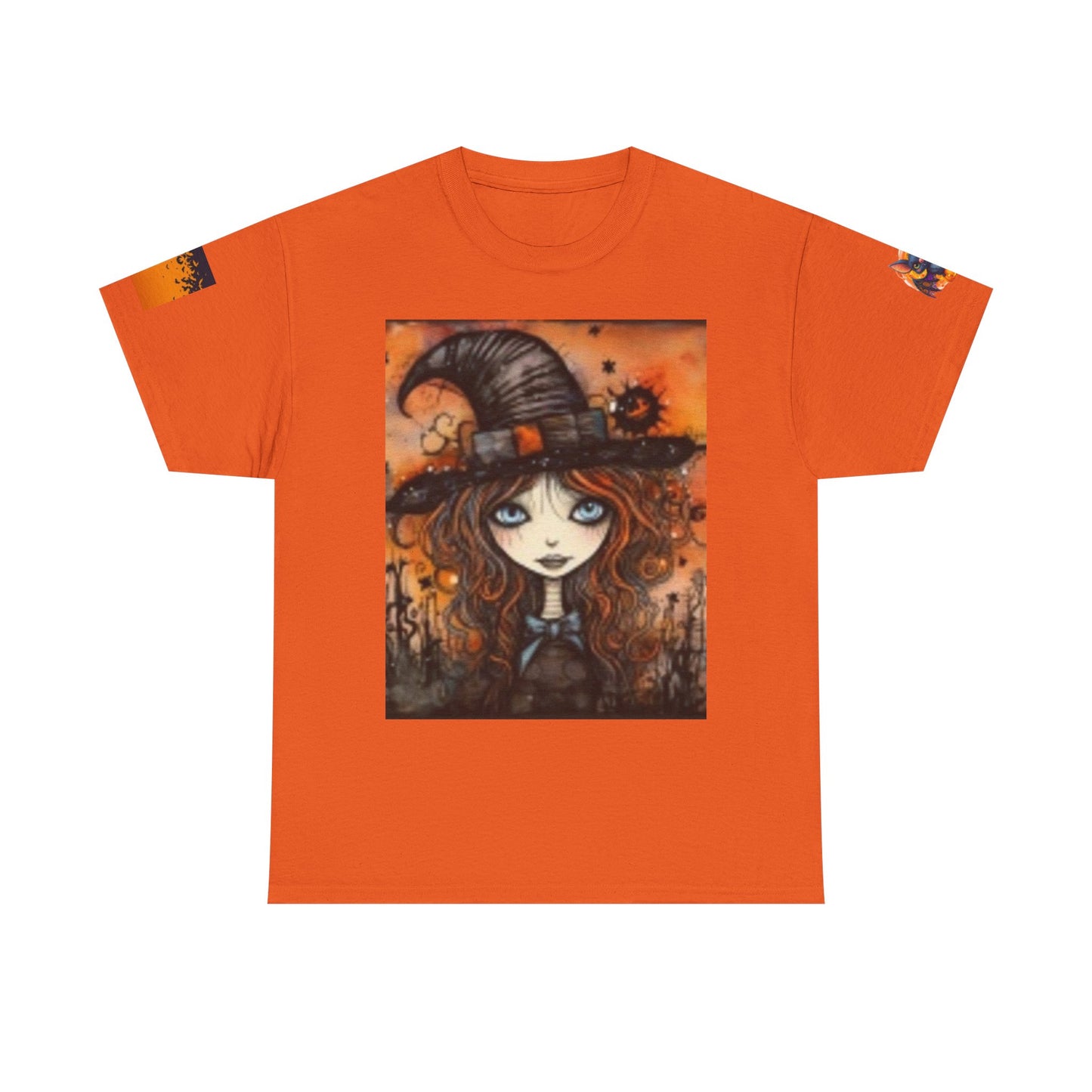 Witch Unisex Heavy Cotton T-shirt Halloween