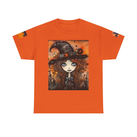 Witch Unisex Heavy Cotton T-shirt Halloween