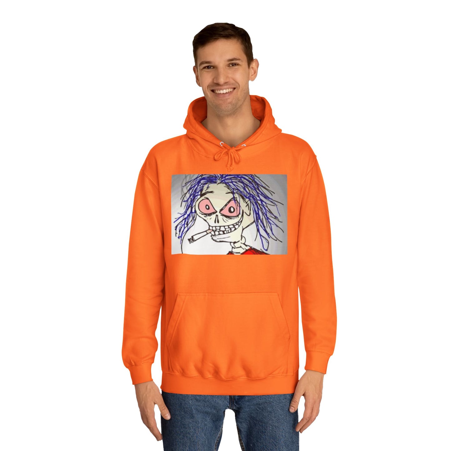 Unisex College Hoodie with Marijuana Leaf, Perfect for Casual Wear, College Dorms, Gifts, Festivals, Streetwear Essentials