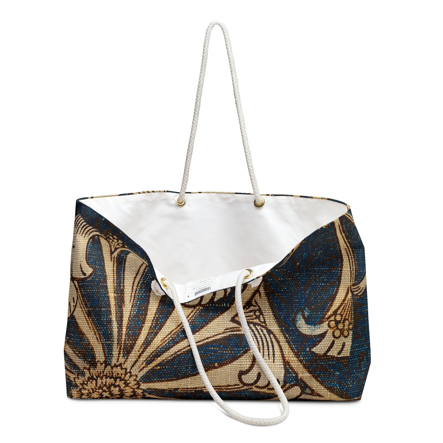 Bolso de fin de semana con flores doradas, un gran regalo para mamá