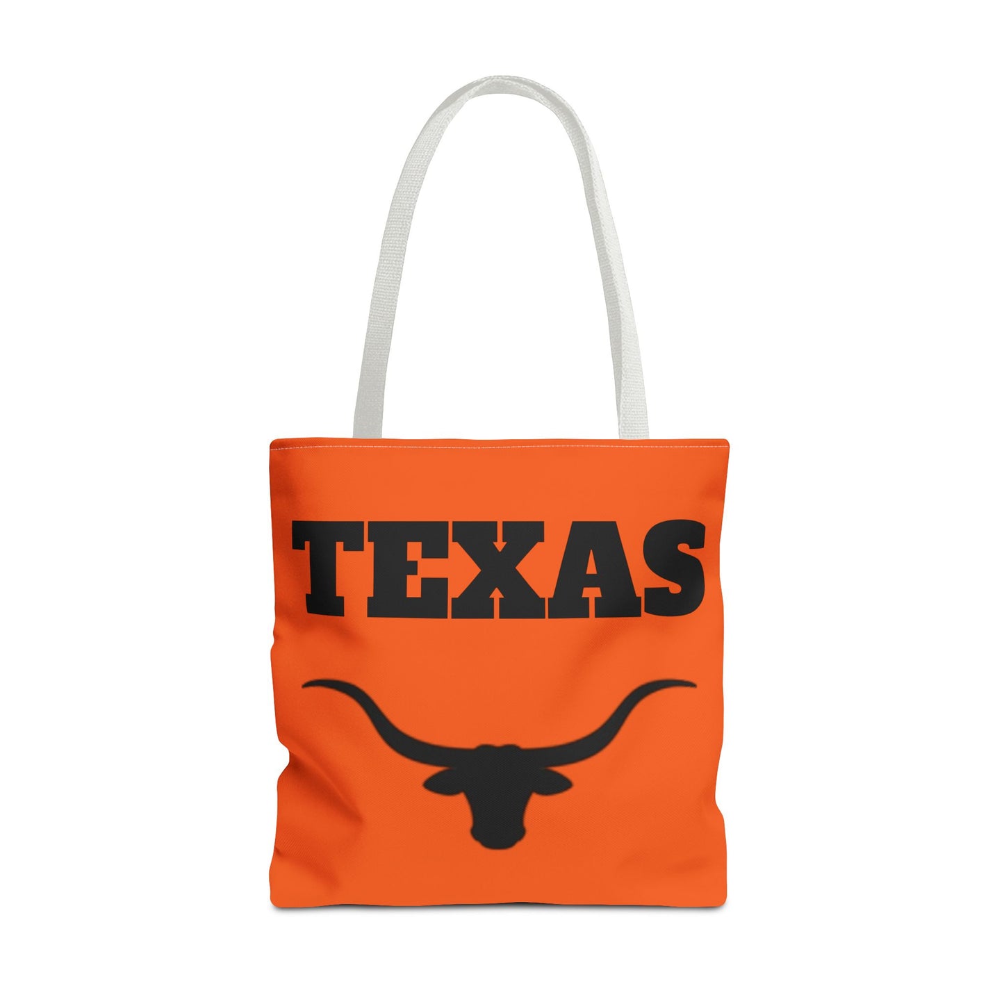 Texas Longhorn Tote Bag - Bold Orange Design for Fans
