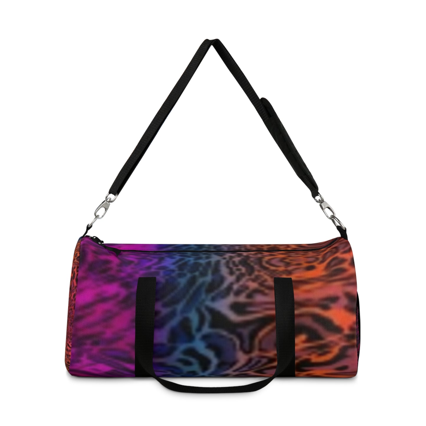Vibrant Animal Print Duffel Bag for Travel, Gym, Weekend Getaways, Colorful Sports Bag, Stylish Workout Carryall, Trendy Luggage